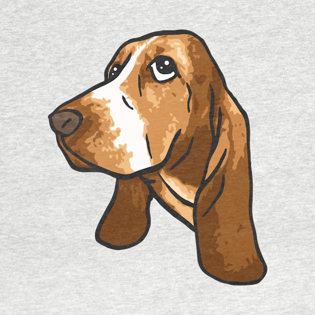 Basset Hound Dog by PetinHeart